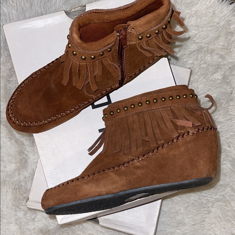 Aldo Moccasin ankle bootie
